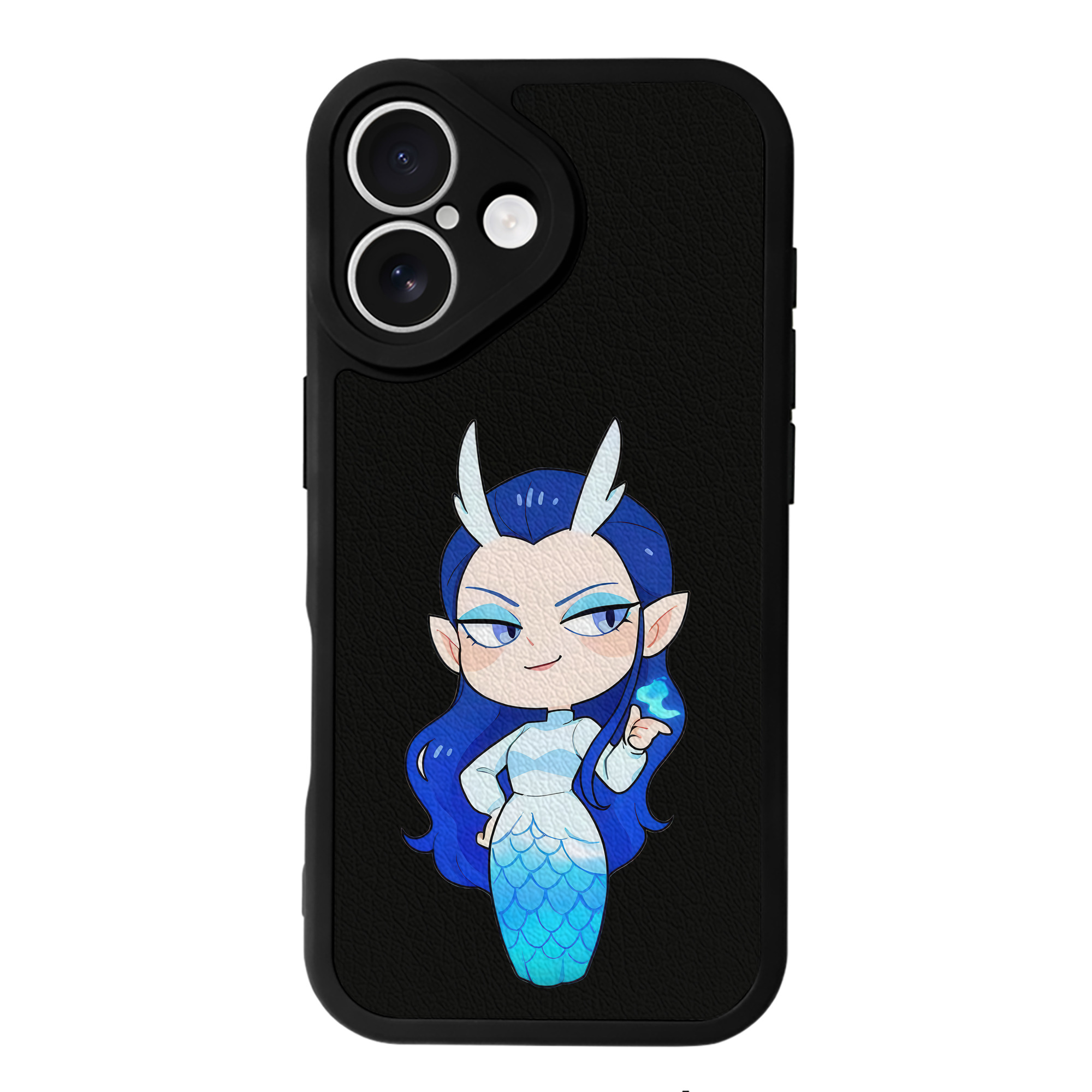 （画像用） Ne Zha 2 ナタ 魔童の大暴れ 【iPhone 16シリーズ対応】シリコンスマホケース（レザー調） 材質：シリコン